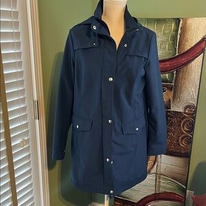 Weatherproof Women's Dark Blue Utility Jacket, Size L